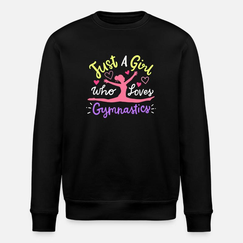 Gymnastik Turnerin - Stanley/Stella Unisex Bio-Sweatshirt ROLLER - Schwarz