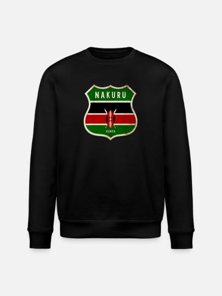 Nakuru Kenya Armoiries Drapeaux Design - Sweat bio ROLLER Stanley/Stella Unisexe - noir