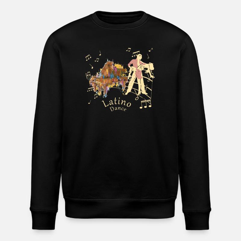 Latino Tänzer - Stanley/Stella Unisex Bio-Sweatshirt ROLLER - Schwarz
