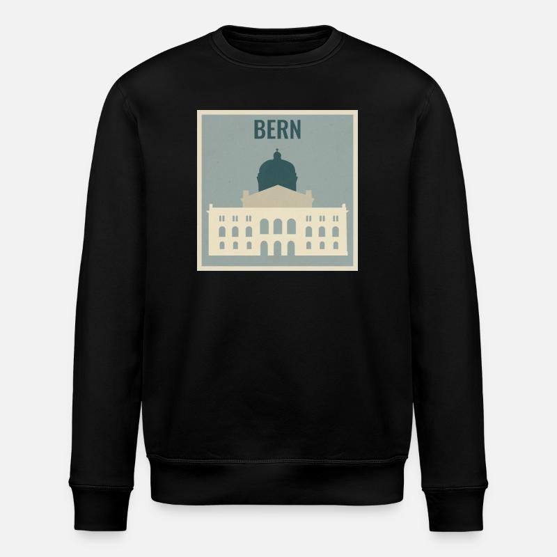 Bern - Stanley/Stella ROLLER Unisex Organic Sweatshirt - black