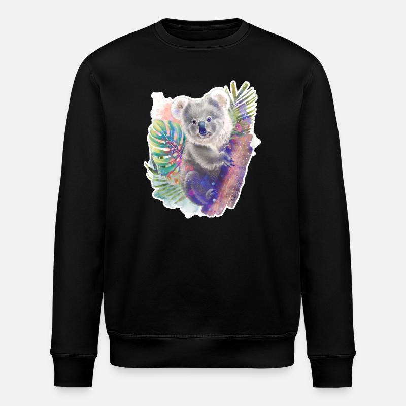 Koala | Koala bear - Stanley/Stella ROLLER Unisex Organic Sweatshirt - black