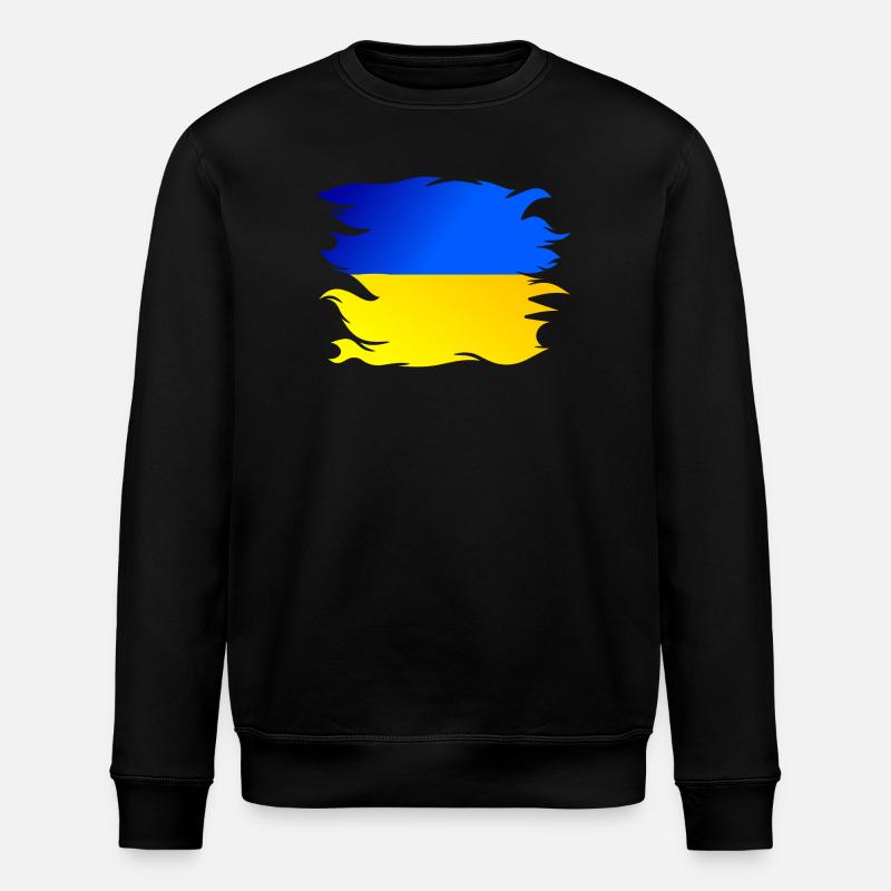 Drapeau de l’Ukraine Drapeau - Sweat bio ROLLER Stanley/Stella Unisexe - noir