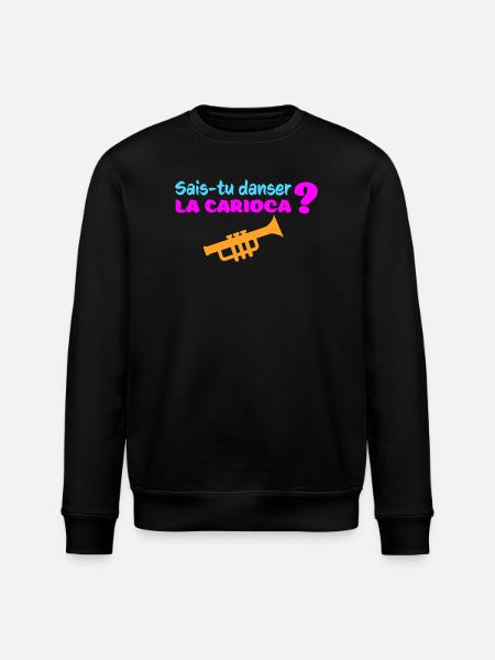 carioca - Sweat bio ROLLER Stanley/Stella Unisexe - noir
