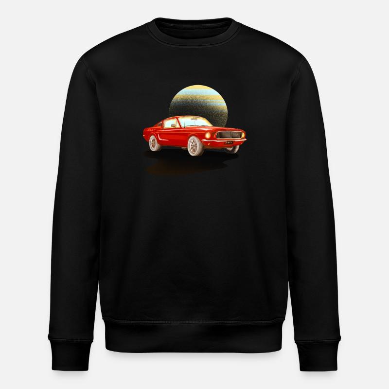 Auto rotes Auto - Stanley/Stella Unisex Bio-Sweatshirt ROLLER - Schwarz