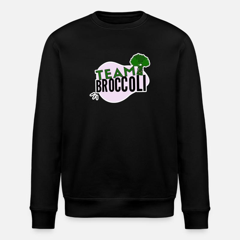Team Broccoli - Stanley/Stella ROLLER Unisex Organic Sweatshirt - black