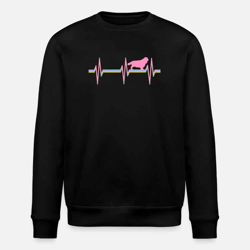 Cavalier King Charles - Stanley/Stella Unisex Bio-Sweatshirt ROLLER - Schwarz