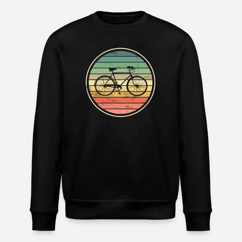 Bicycle - Stanley/Stella ROLLER Unisex Organic Sweatshirt - black