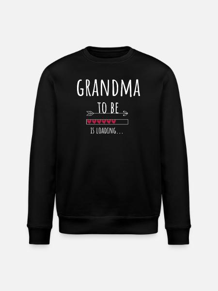 Bedstemor Bedstemor Gravid Gave Bedstemor at være - Stanley/Stella økologisk unisex-sweatshirt ROLLER - sort