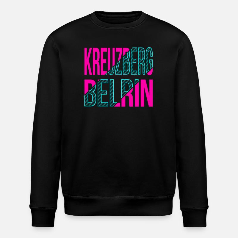 Kreuzberg Berlin Design - Ekologiczna bluza typu unisex Stanley/Stella ROLLER - czarny
