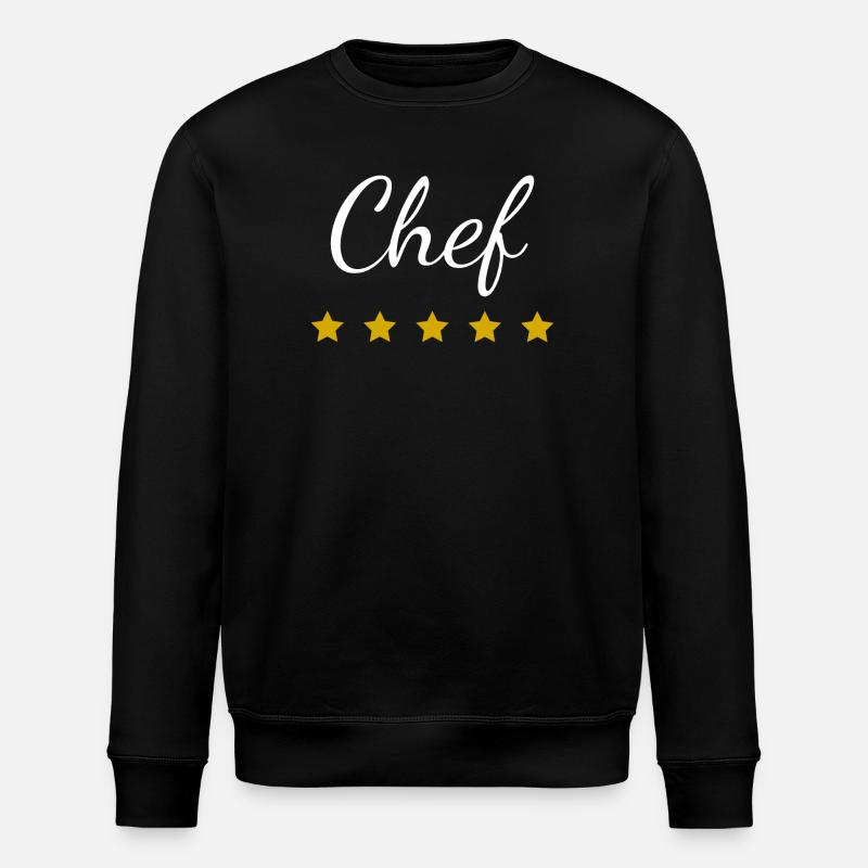Küchenchef 5 Sterne Hotel - Stanley/Stella Unisex Bio-Sweatshirt ROLLER - Schwarz