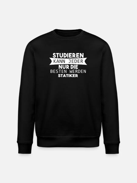 Statiker Beruf - Stanley/Stella Unisex Bio-Sweatshirt ROLLER - Schwarz