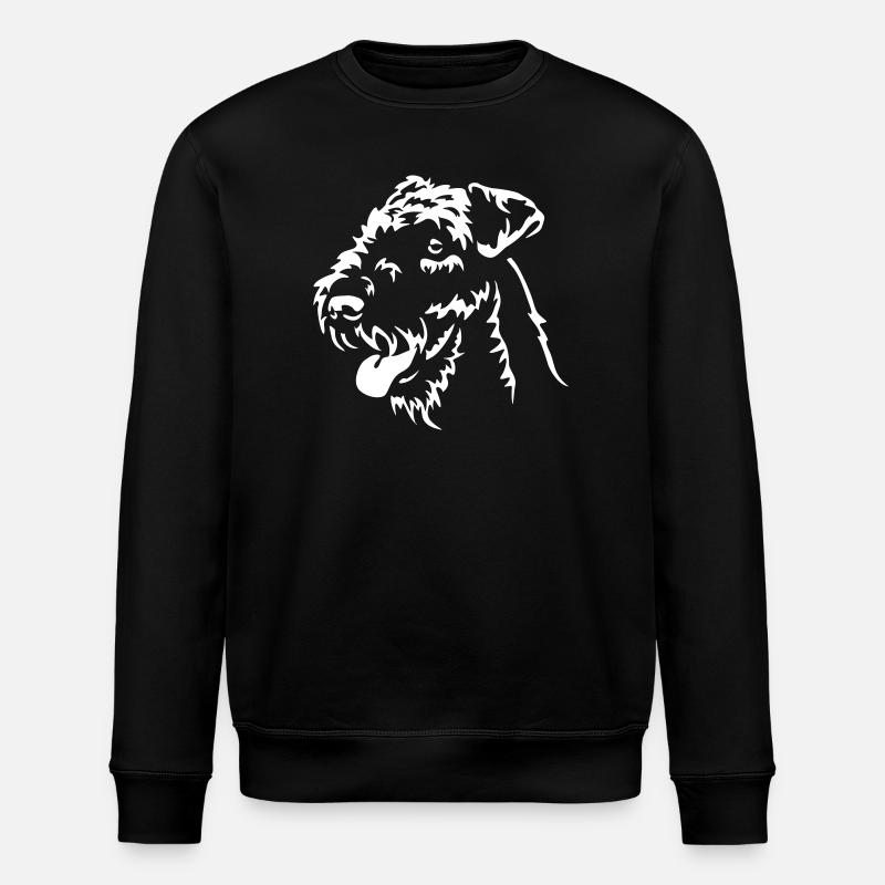 Airedale Terrier « Black Edition » - Sweat bio ROLLER Stanley/Stella Unisexe - noir