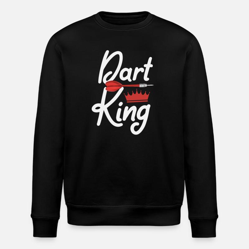 Darts Darts Darts Player - Stanley/Stella ROLLER Unisex Organic Sweatshirt - black