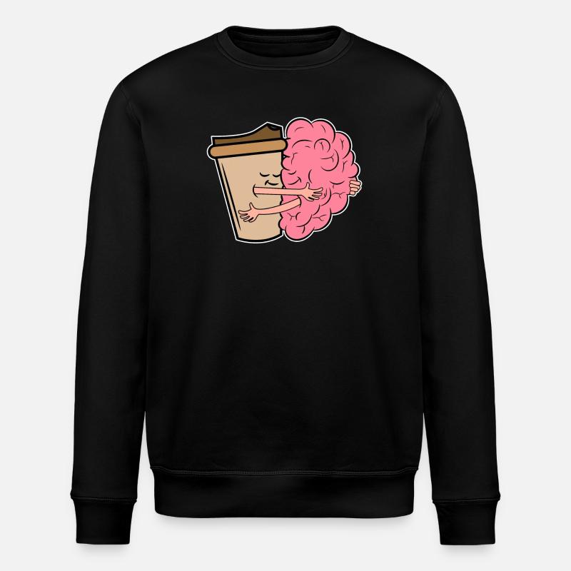 Kaffee Trinken Kaffeeliebhaber Kaffeetrinker - Stanley/Stella Unisex Bio-Sweatshirt ROLLER - Schwarz
