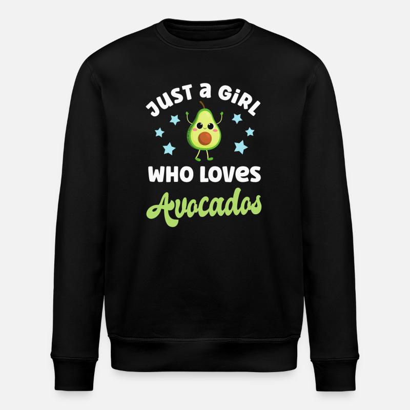 Avocado - Stanley/Stella ROLLER Unisex Organic Sweatshirt - black