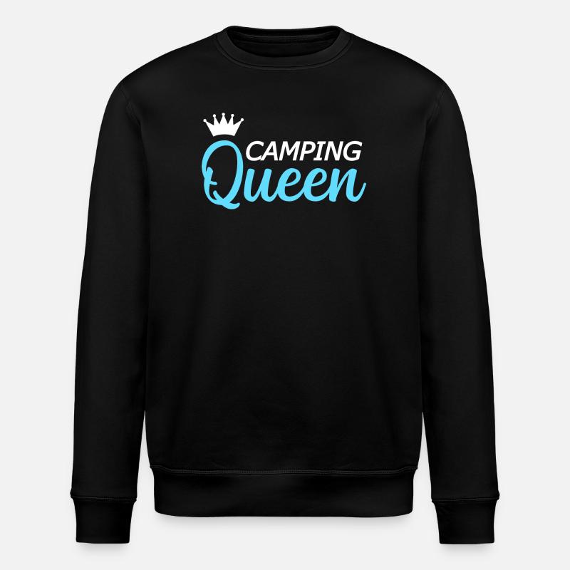 Camping Campen - Sweat bio ROLLER Stanley/Stella Unisexe - noir