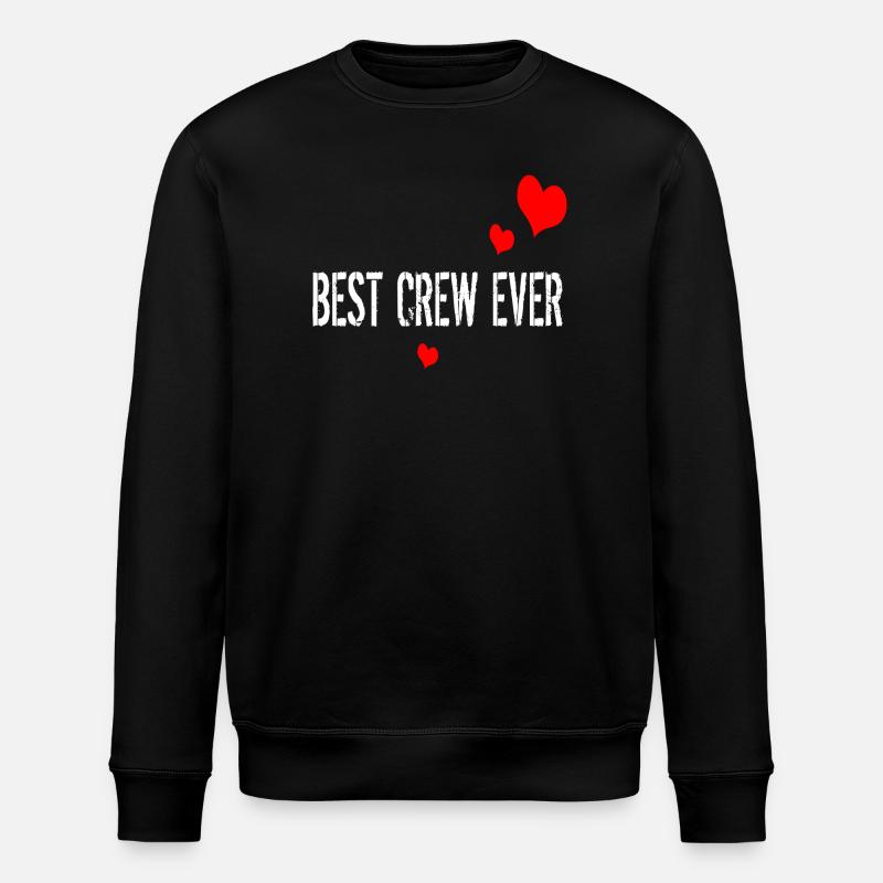 BEST CREW EVER - Stanley/Stella Unisex Bio-Sweatshirt ROLLER - Schwarz
