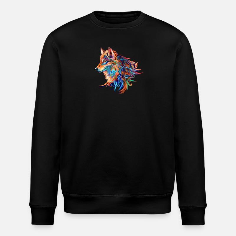 Loup - Sweat bio ROLLER Stanley/Stella Unisexe - noir