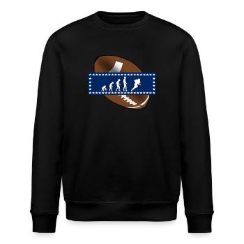 EVOLUTION AMERICAN FOOTBALL USA Cadeau - Sweat bio ROLLER Stanley/Stella Unisexe - noir - Devant - Nik (191cm)
