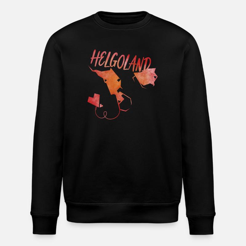 Helgoland - Stanley/Stella Unisex Bio-Sweatshirt ROLLER - Schwarz