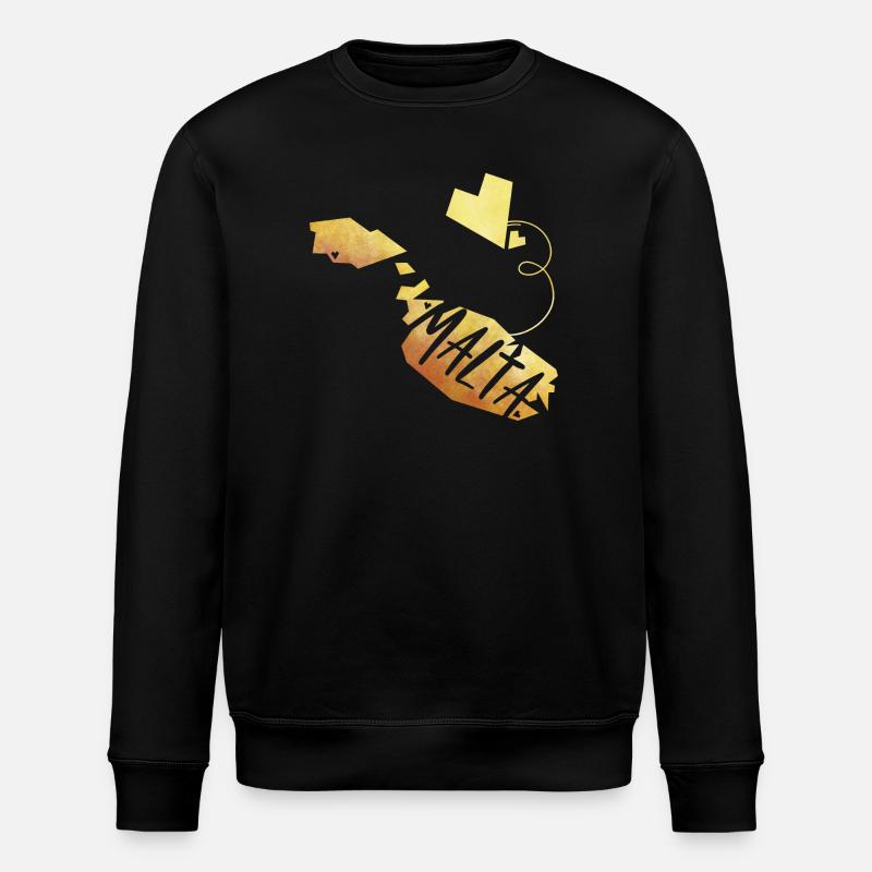 Malta - Stanley/Stella Unisex Bio-Sweatshirt ROLLER - Schwarz