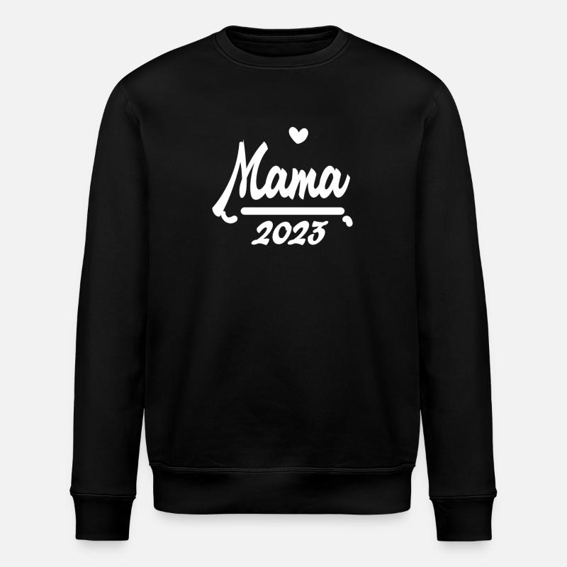 Mama 2023 Mutter - Stanley/Stella Unisex Bio-Sweatshirt ROLLER - Schwarz