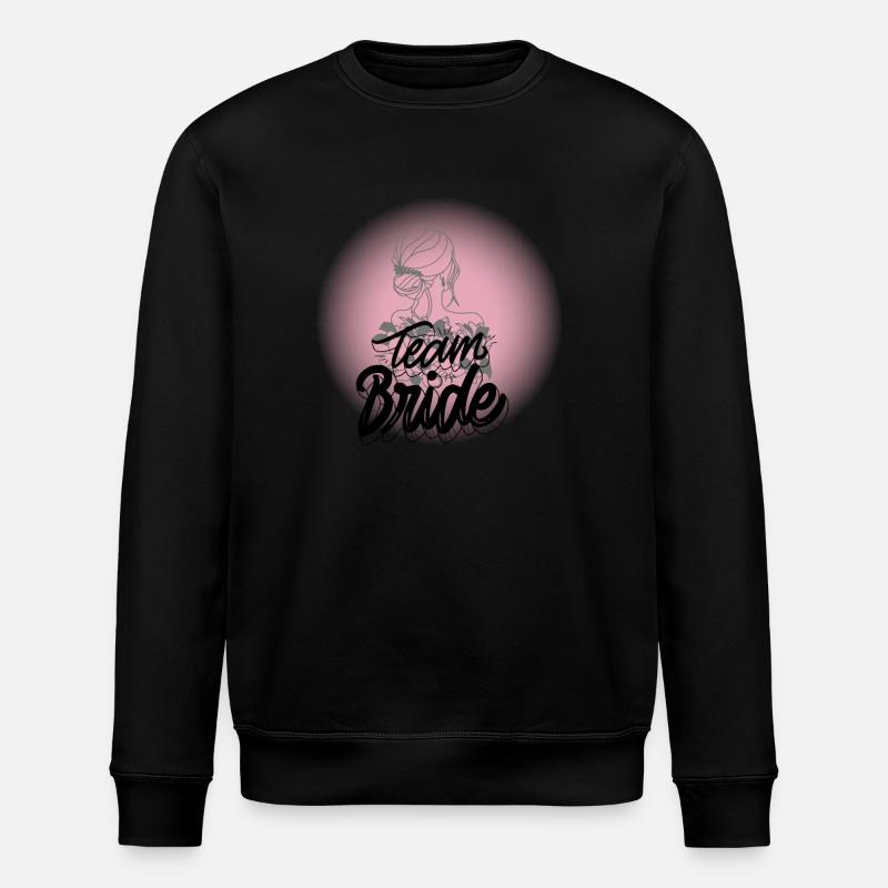 Team Bride - Stanley/Stella Unisex Bio-Sweatshirt ROLLER - Schwarz