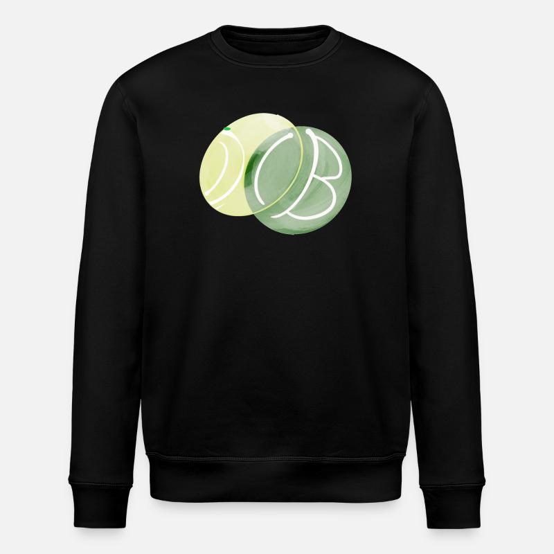 The Green Dot - Stanley/Stella ROLLER Unisex Organic Sweatshirt - black