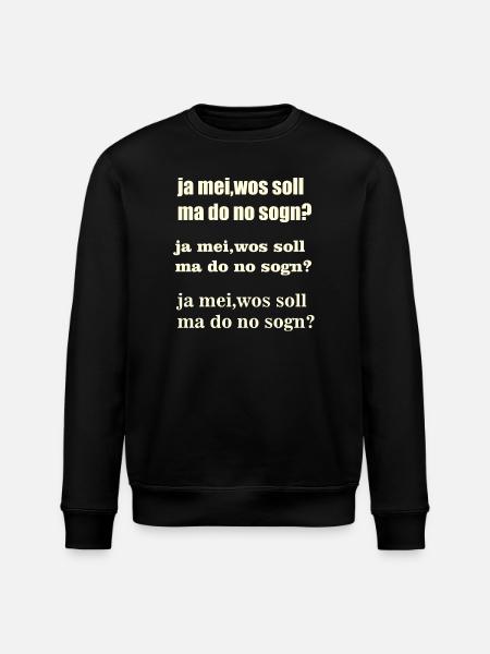 ja mei - Stanley/Stella Unisex Bio-Sweatshirt ROLLER - Schwarz