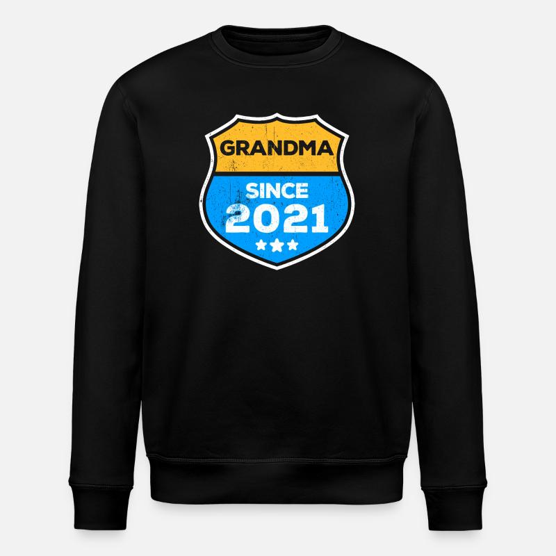 Grand-mère Grand-mère Déclaration Retraitée Grand-mère - Sweat bio ROLLER Stanley/Stella Unisexe - noir