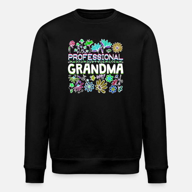 Grand-mère disant Grand-mère Grand-mère Retraite - Sweat bio ROLLER Stanley/Stella Unisexe - noir