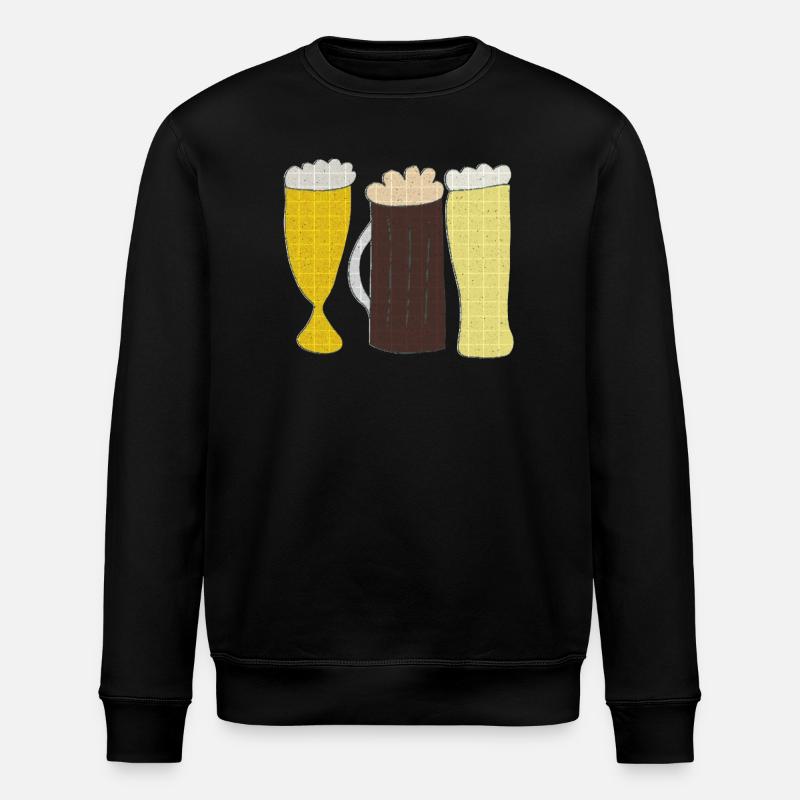 biersorten - Stanley/Stella Unisex Bio-Sweatshirt ROLLER - Schwarz
