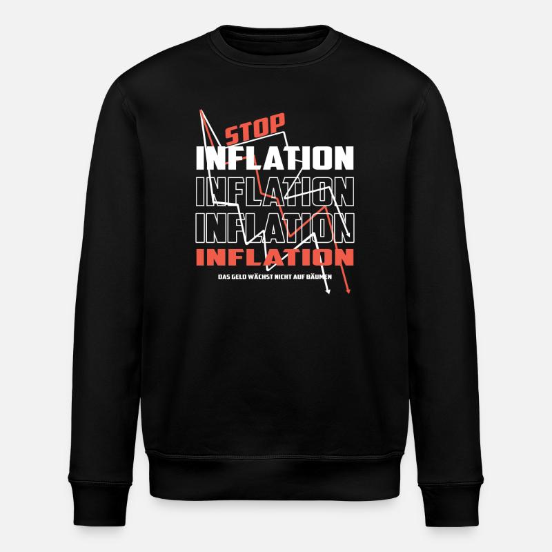 Arrêtez l’inflation - Sweat bio ROLLER Stanley/Stella Unisexe - noir