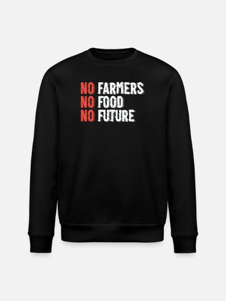 Sustainable agriculture illustration - Stanley/Stella ROLLER Unisex Organic Sweatshirt - black