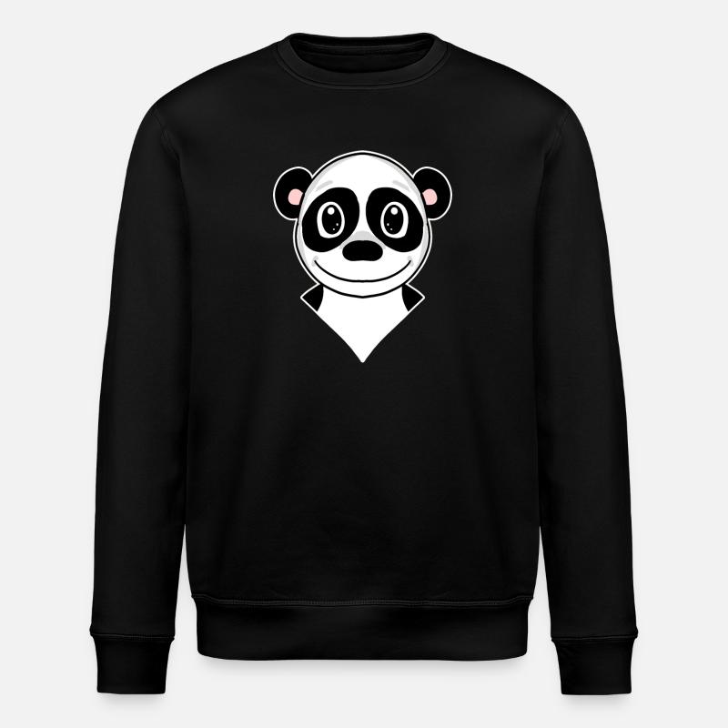 Panda - Sweat bio ROLLER Stanley/Stella Unisexe - noir