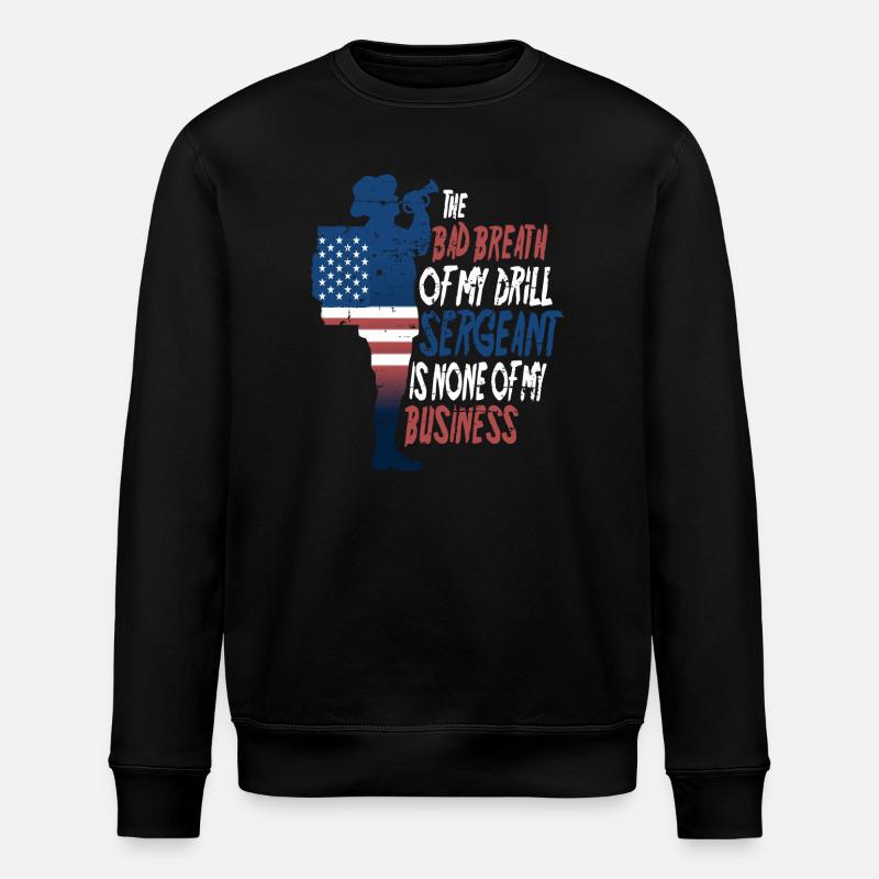 Drill Sergeant - Stanley/Stella Unisex Bio-Sweatshirt ROLLER - Schwarz