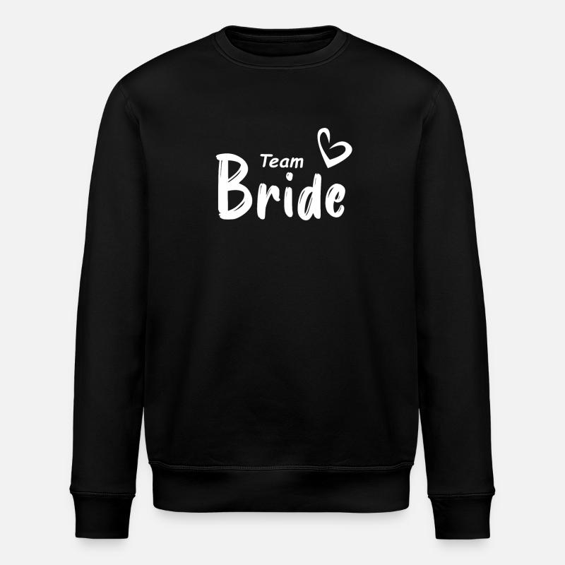 Team Bridal Wedding Celebration - Stanley/Stella ROLLER Unisex Organic Sweatshirt - black