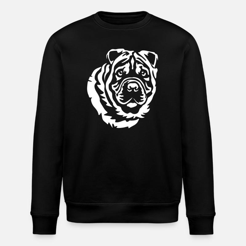 Shar-Pei Head « Black Edition » - Sweat bio ROLLER Stanley/Stella Unisexe - noir