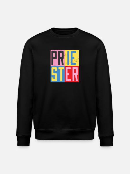 Priest Design - Stanley/Stella ROLLER Unisex Organic Sweatshirt - black