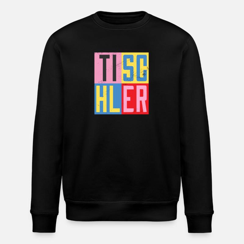 Tischler Design - Stanley/Stella Unisex Bio-Sweatshirt ROLLER - Schwarz