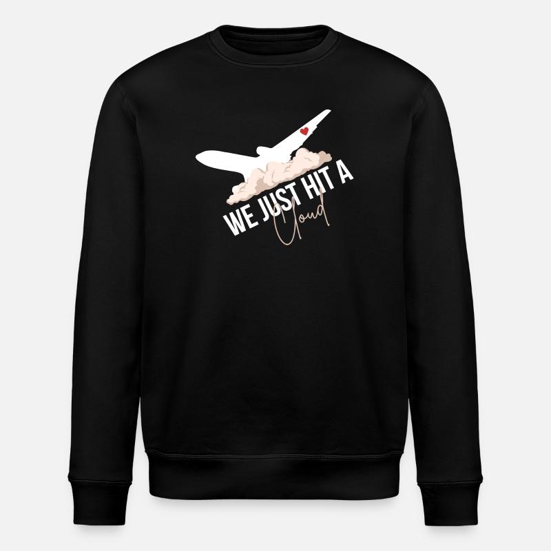 We Just Hit A Milestone - Stanley/Stella ROLLER Unisex Organic Sweatshirt - black