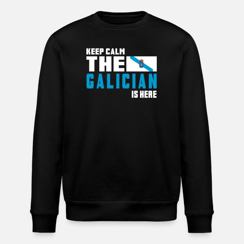 Drapeaux de Galice Keep Calm - Sweat bio ROLLER Stanley/Stella Unisexe - noir