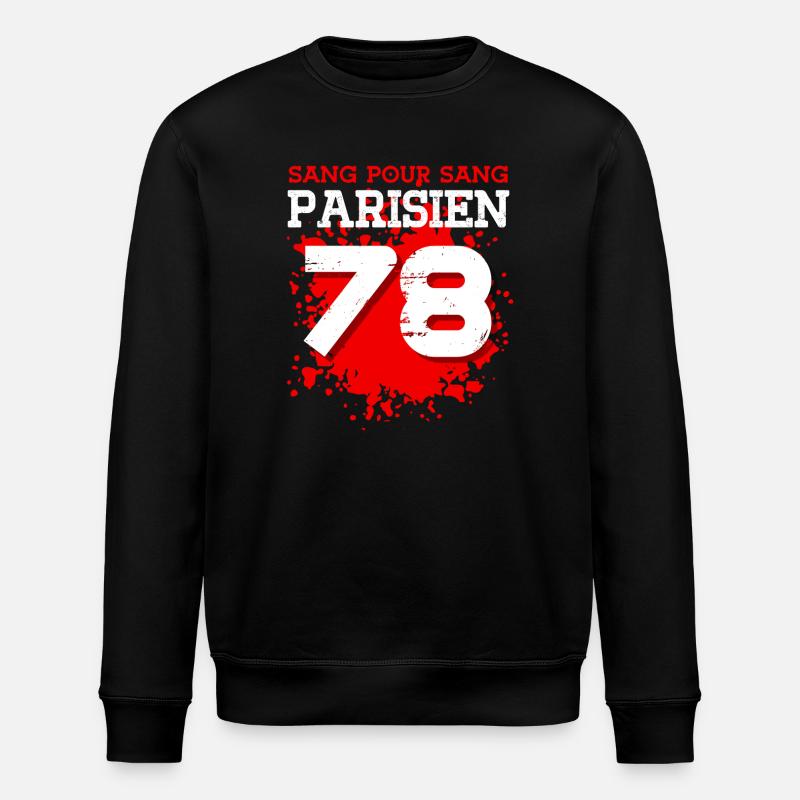 Sang Pour Sang Parisien - 78 - Sweat bio ROLLER Stanley/Stella Unisexe - noir