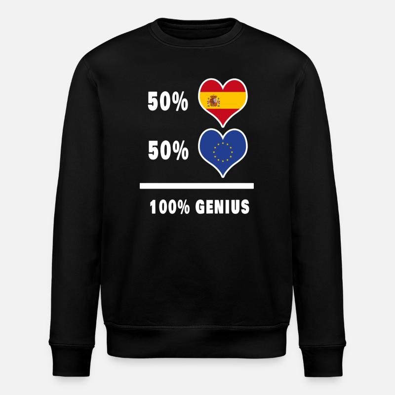 L'Europe et l'Espagne génie / cadeau - Sweat bio ROLLER Stanley/Stella Unisexe - noir