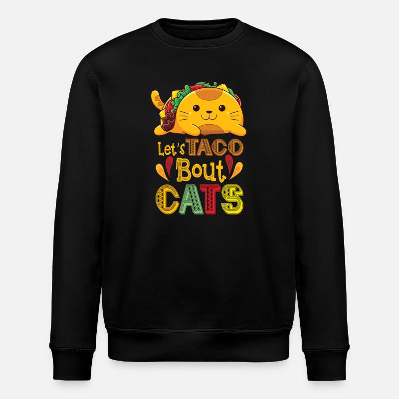 Let's Taco Bout Cats Catlover - Sweat bio ROLLER Stanley/Stella Unisexe - noir