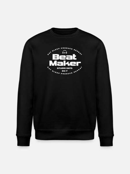 Beat Maker Studio Days - Stanley/Stella ROLLER Unisex Organic Sweatshirt - black