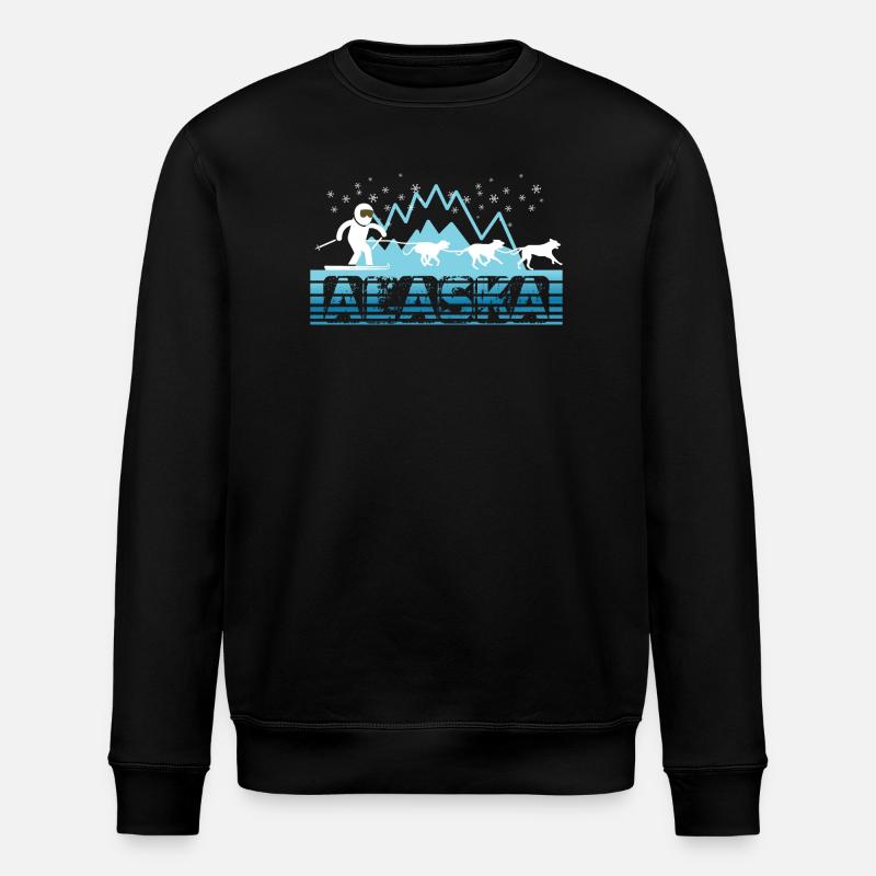 Alaska - Stanley/Stella Unisex Bio-Sweatshirt ROLLER - Schwarz