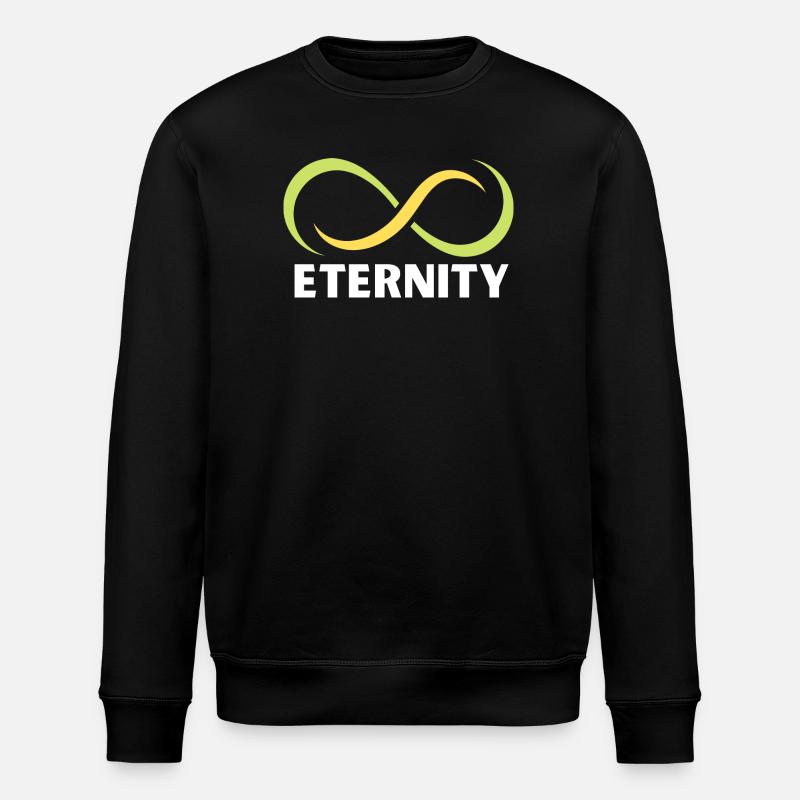 Ewigkeits-Infinity-Band-Emblem - Stanley/Stella Unisex Bio-Sweatshirt ROLLER - Schwarz