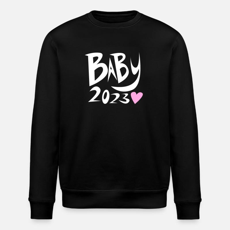 Bébé 2023Fille enceinte 2023 Grossesse - Sweat bio ROLLER Stanley/Stella Unisexe - noir