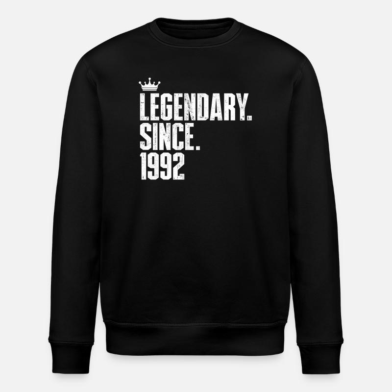 Legendary Since 1992 - Stanley/Stella ROLLER Unisex Organic Sweatshirt - black